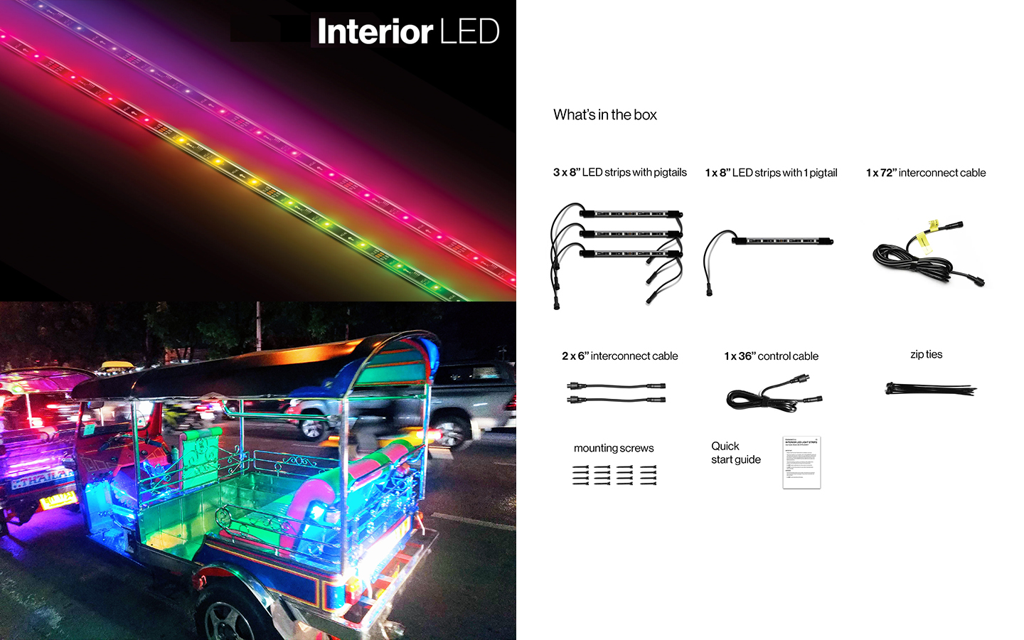 トゥクトゥクオプション *SEB28オプション Interior LED